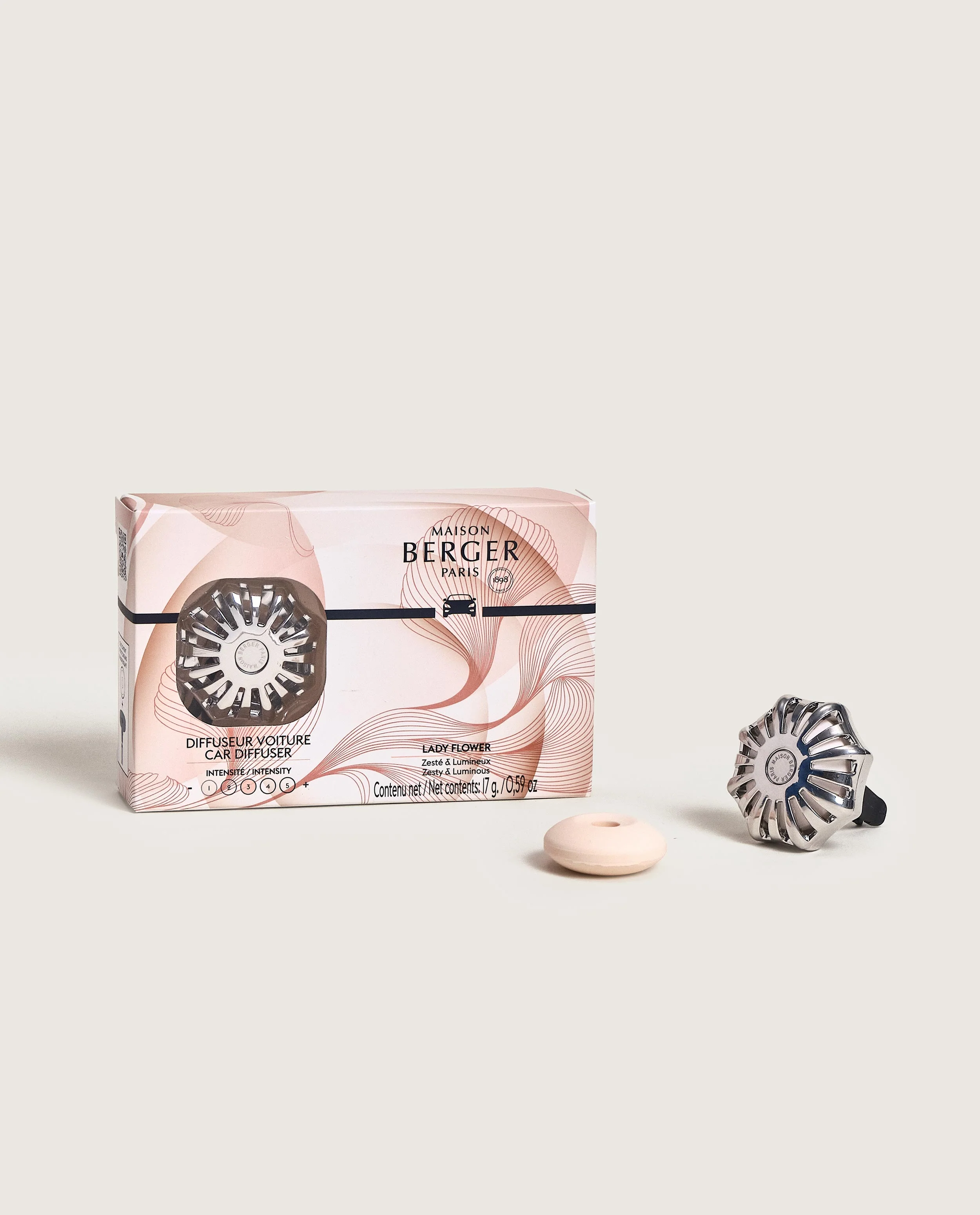 Corali Car Diffuser Kit with Lady Flower - Image 4