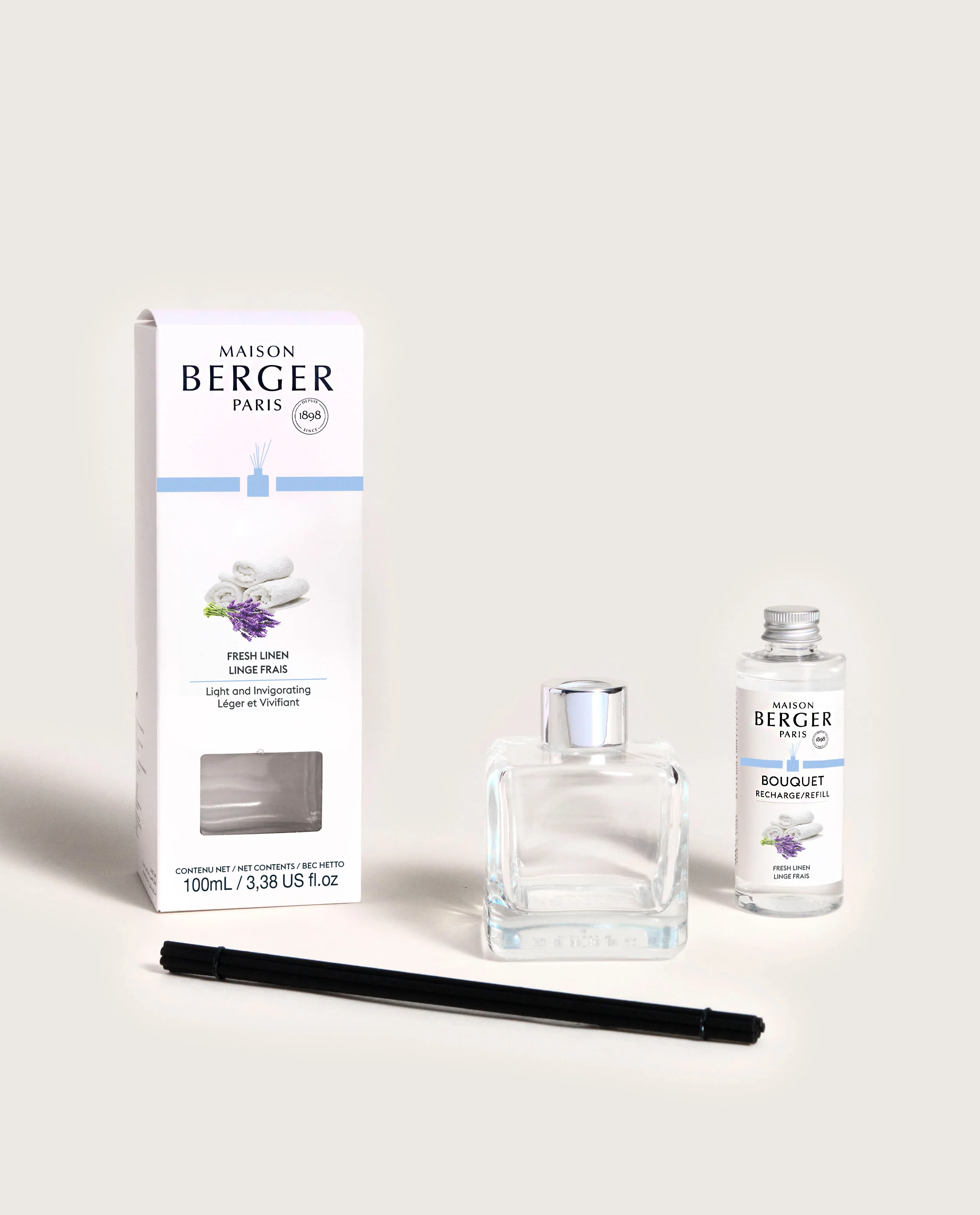 Fresh Linen Cube Reed Diffuser - Image 4