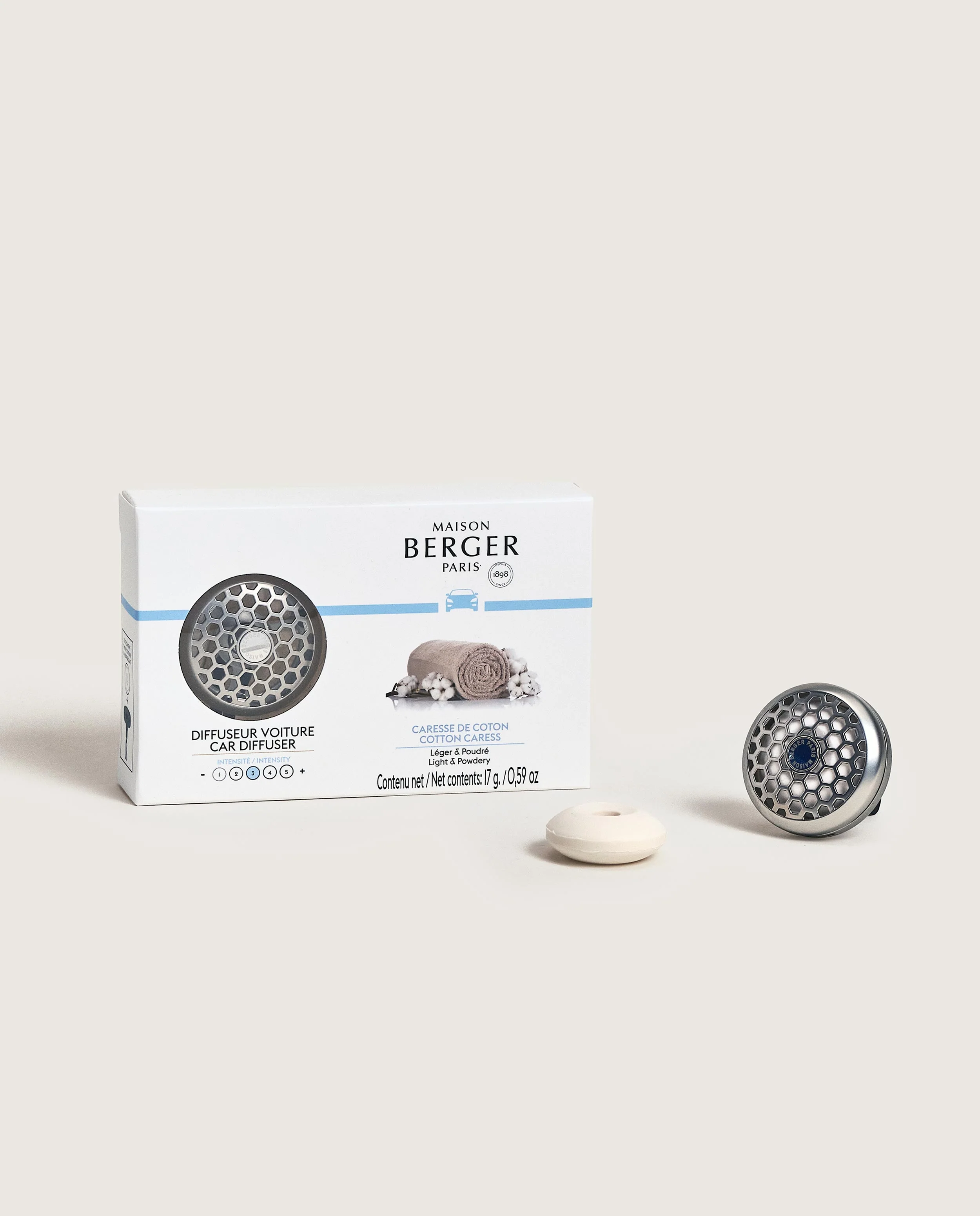 Honeycomb Car Diffuser Kit with Cotton Caress - Image 4