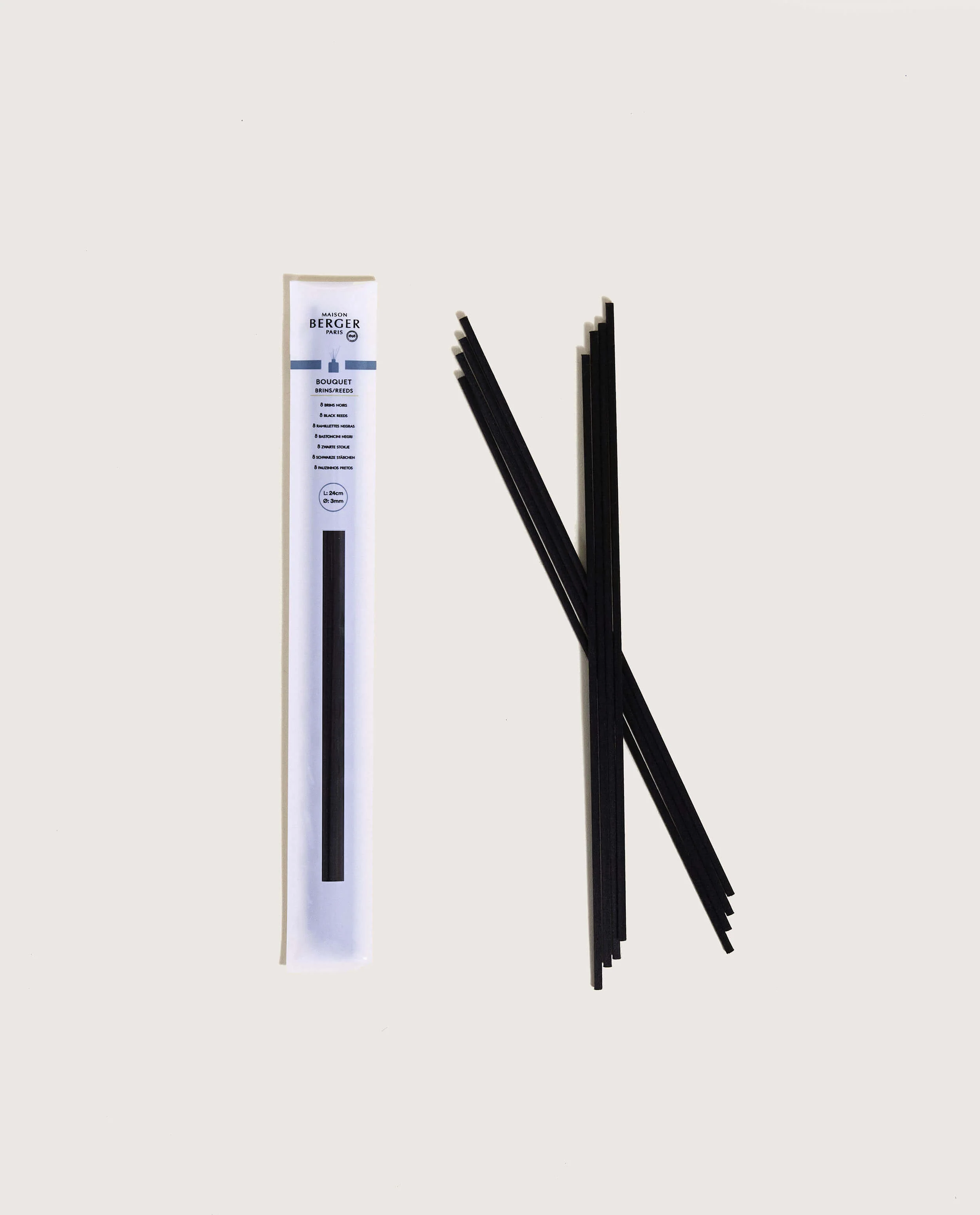 Reeds for Diffuser - Black Polymer Sticks - 9.4 in (24 cm) - Image 2