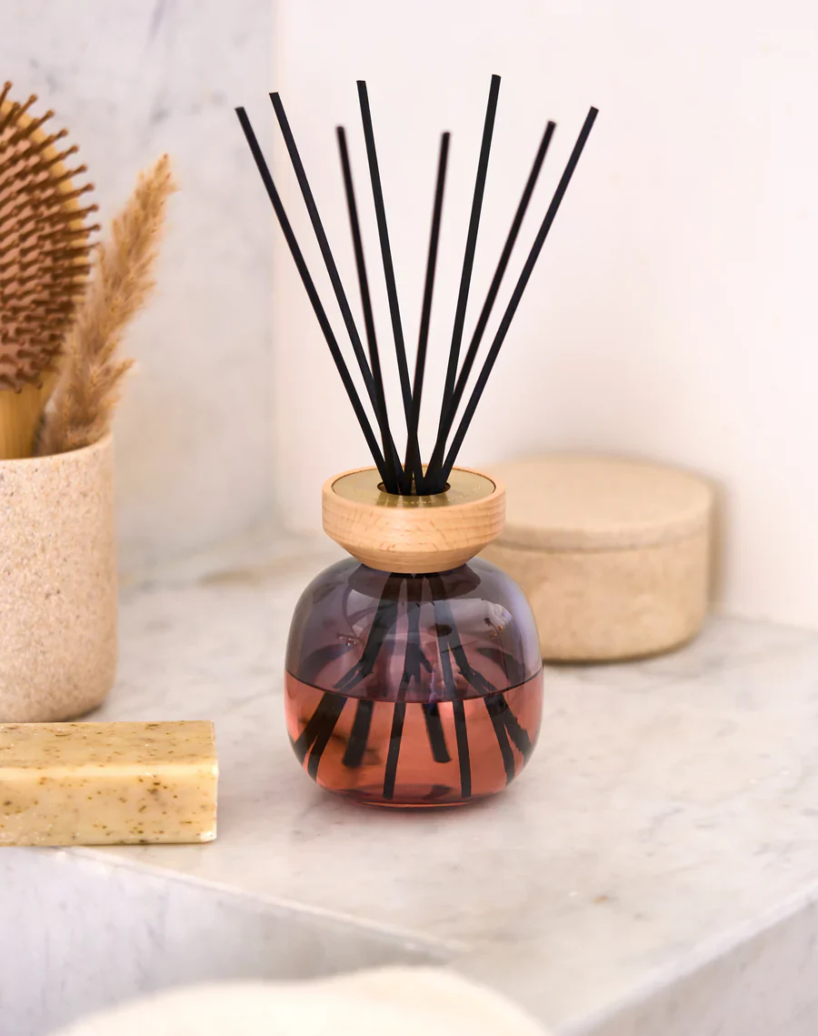 Wood Grey/Rouge Reed Diffuser with Orange Cinnamon - Image 2